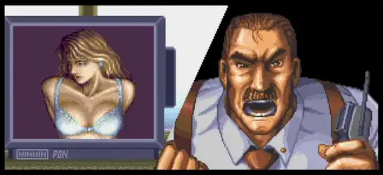 Jessica en la Intro Final Fight Mega CD