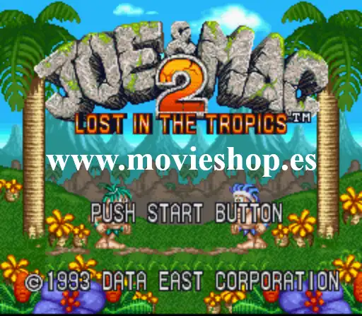 Joe y Mac Caveman Ninja 2: Lost in the Tropics.