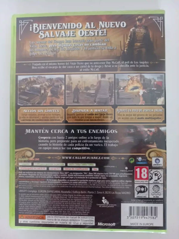 Call of Juarez The Cartel xBox 360 Call of Juarez The Cartel xBox 360
