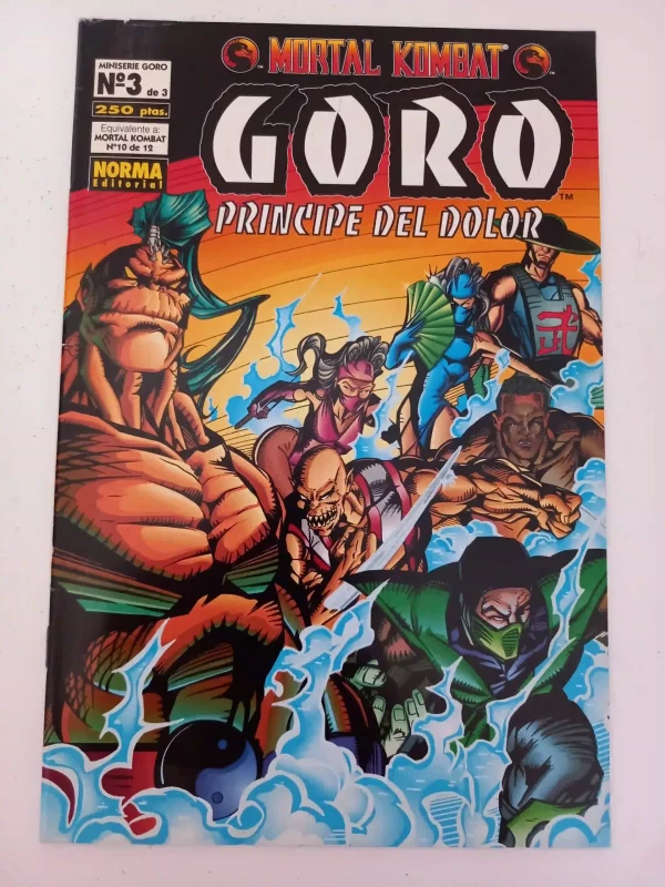 Cómic de Mortal Kombat Goro el Principe del Dolor Cómic de Mortal Kombat Goro el Principe del Dolor