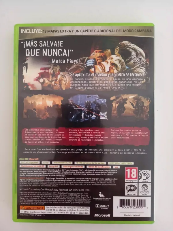 Gears of War 2 xBox 360 Gears of War 2 xBox 360