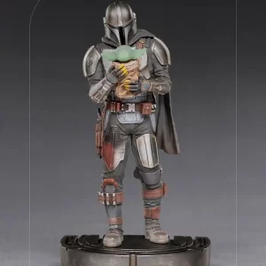 Mandalorian y Grogu Iron Studios Star Wars
