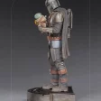 Mandalorian y Grogu Iron Studios Star Wars