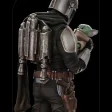 Mandalorian y Grogu Iron Studios Star Wars