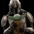 Mandalorian y Grogu Iron Studios Star Wars