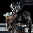 Mandalorian y Grogu Iron Studios Star Wars