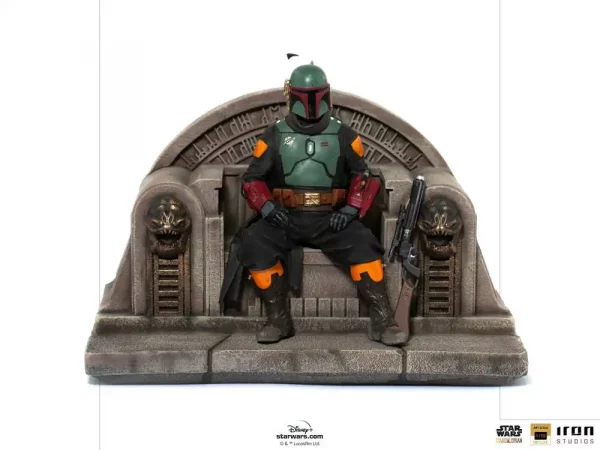 Iron Studios Boba Fett Throne Star Wars The Mandalorian Iron Studios Boba Fett Throne Star Wars The Mandalorian