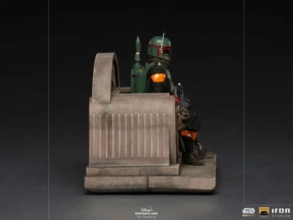 Iron Studios Boba Fett Throne Star Wars The Mandalorian Iron Studios Boba Fett Throne Star Wars The Mandalorian