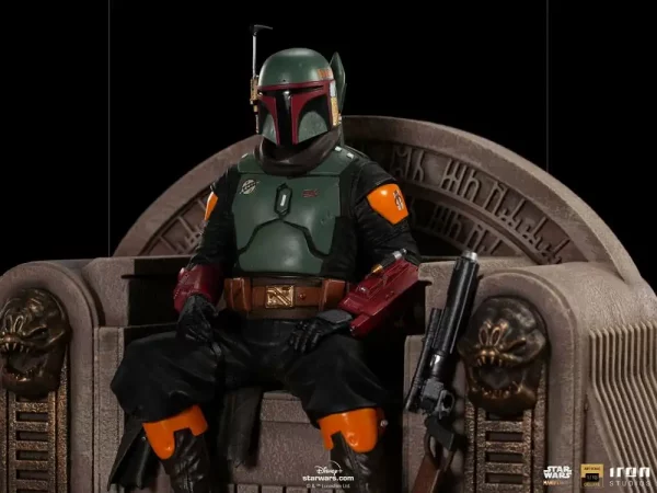 Iron Studios Boba Fett Throne Star Wars The Mandalorian Iron Studios Boba Fett Throne Star Wars The Mandalorian