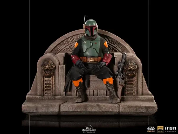 Iron Studios Boba Fett Throne Star Wars The Mandalorian Iron Studios Boba Fett Throne Star Wars The Mandalorian