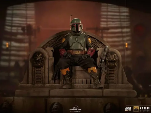 Iron Studios Boba Fett Throne Star Wars The Mandalorian