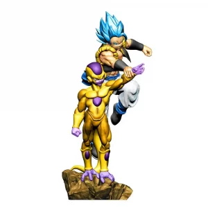 Figura de Acción Gogeta y Freezer Gold Mega House